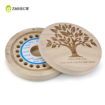 English Baby Tooth Box Organizer Baby Save Milk Teeth Wood Storage Box for kids Boy&Girl New Design Round Kids Tooth Case
English Baby Tooth Box Organizer Baby Save Milk Teeth Wood Storage Box for kids Boy&Girl New Design Round Kids Tooth Case