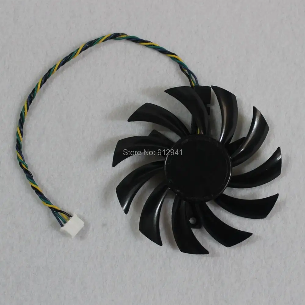 PLD08010S12HH 75mm Video Card Single Fan Replacement 40mm 12V 0.35A 4Pin for MSI GTX 460 560 570 580 R5750 R6750 R6790 R6870
PLD08010S12HH 75mm Video Card Single Fan Replacement 40mm 12V 0.35A 4Pin for MSI GTX 460 560 570 580 R5750 R6750 R6790 R6870