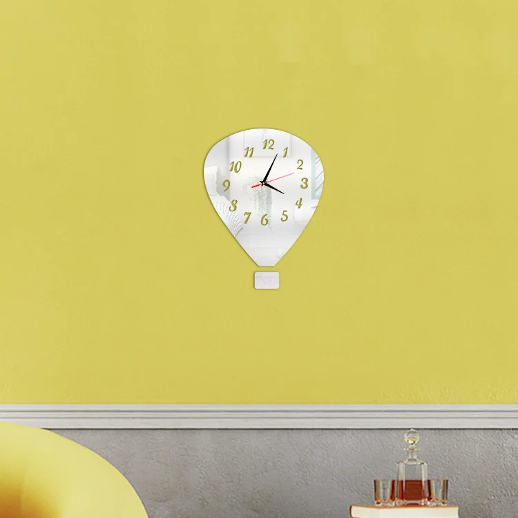 2019 latest factory direct DIY personality hot air balloon mirror clock 3D stereo mute wall clock
2019 latest factory direct DIY personality hot air balloon mirror clock 3D stereo mute wall clock
