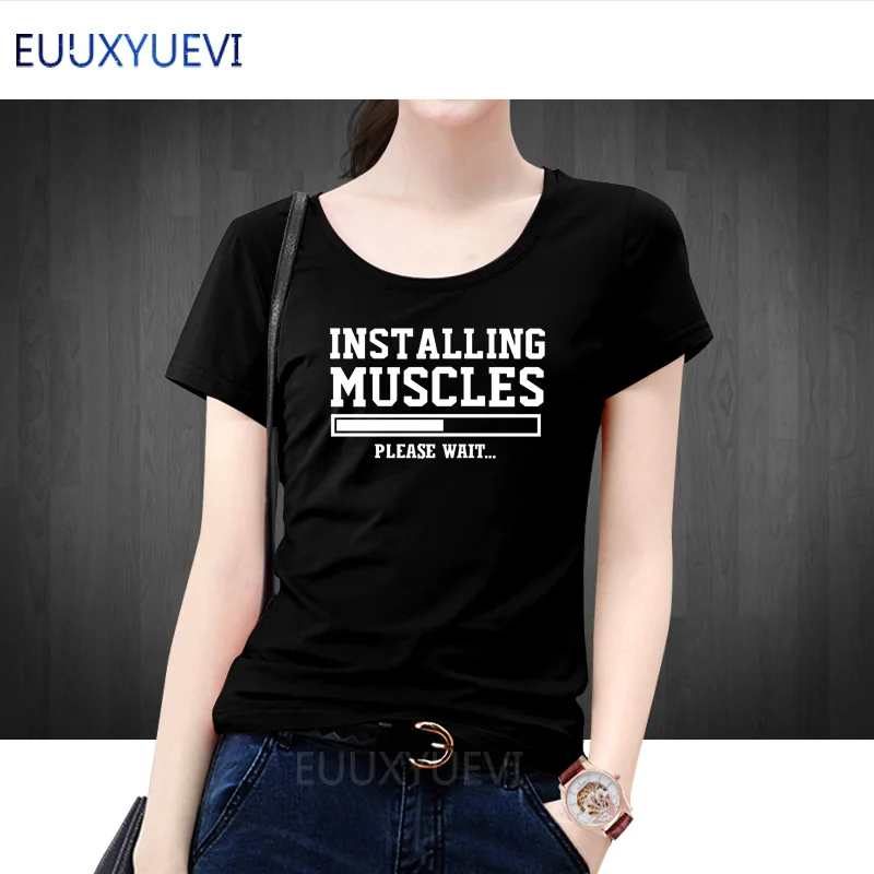 Women Women's T-shirts summer 2019 printed T-shirt t shirt fashion brand clothing crossfit INSTALLING MUSCLES funny fitness
Women Women's T-shirts summer 2019 printed T-shirt t shirt fashion brand clothing crossfit INSTALLING MUSCLES funny fitness