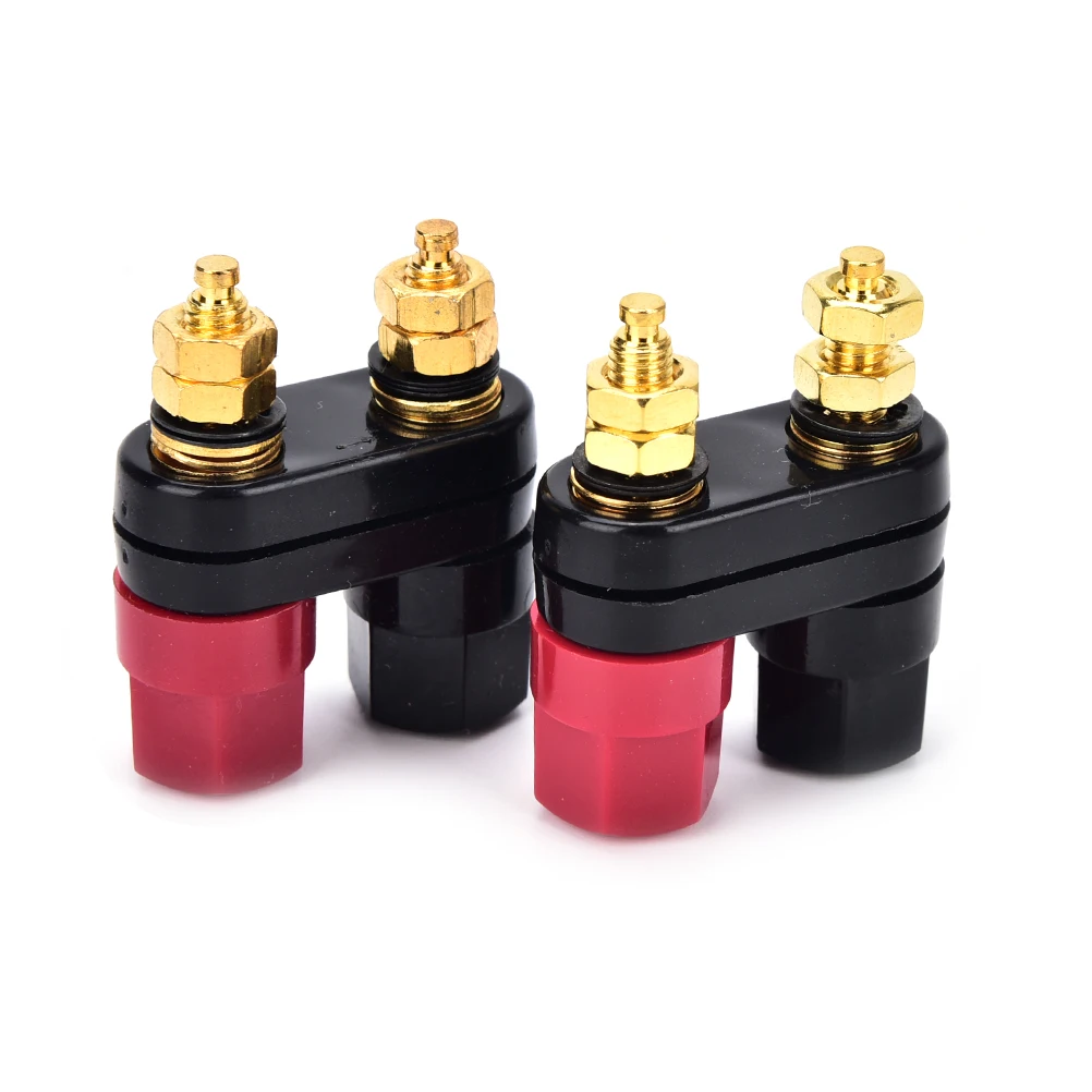 2PCS Banana plugs Couple Terminals Red Black Connector Amplifier Terminal Binding Post Banana Speaker Plug Jack High Quality
2PCS Banana plugs Couple Terminals Red Black Connector Amplifier Terminal Binding Post Banana Speaker Plug Jack High Quality