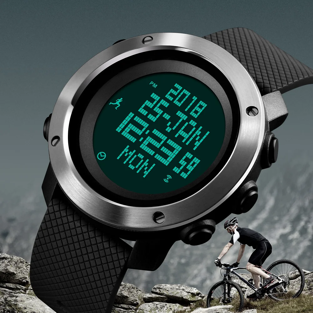 SKMEI Men Watch Compass World Time Pressure Pedometer Stopwatch Calorie Electronic Digital Watches Relogio Masculino 1430/1431
SKMEI Men Watch Compass World Time Pressure Pedometer Stopwatch Calorie Electronic Digital Watches Relogio Masculino 1430/1431