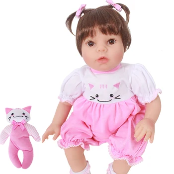 20''Handmade Silicone Lifelike Baby Doll 50cm Real touch Play house toy Vinyl Reborn Newborn doll children birthday gift bonecas
20''Handmade Silicone Lifelike Baby Doll 50cm Real touch Play house toy Vinyl Reborn Newborn doll children birthday gift bonecas