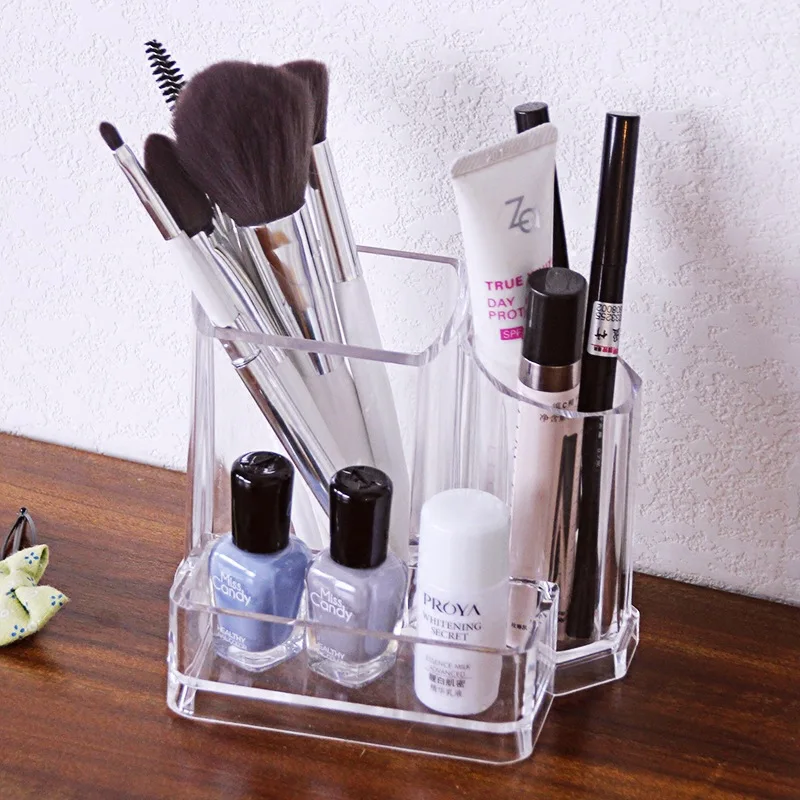 3 Lattices Acrylic Makeup Organizer Lipstick Stand Case Jewelry Box Office Organizer Cosmetic Brush Holder Sundries Storage Box
3 Lattices Acrylic Makeup Organizer Lipstick Stand Case Jewelry Box Office Organizer Cosmetic Brush Holder Sundries Storage Box