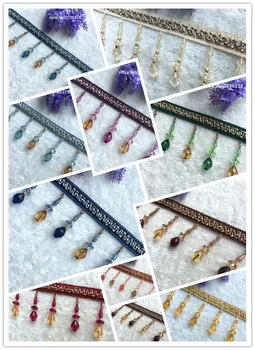 5 meters / wholesale 9CM long curtain lace tassel edge acrylic crystal pendant curtains DIY accessories curtain fabric
5 meters / wholesale 9CM long curtain lace tassel edge acrylic crystal pendant curtains DIY accessories curtain fabric