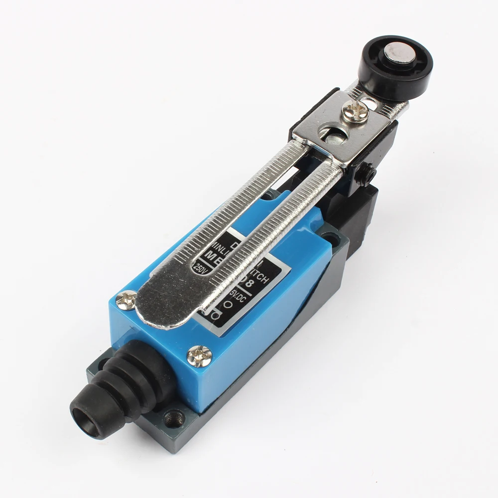2 Pcs Adjustable Roller Lever Actuator Limit Switch ME-8108 AC 250V 5A 702105098561