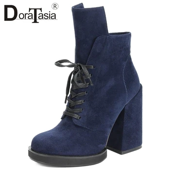 DORATASIA 2019 New Arrivals Hot Sale Wholesale Large Size 35-41 Chunky High Heels Shoes Woman Boots Female Platform Ankle Boots
DORATASIA 2019 New Arrivals Hot Sale Wholesale Large Size 35-41 Chunky High Heels Shoes Woman Boots Female Platform Ankle Boots