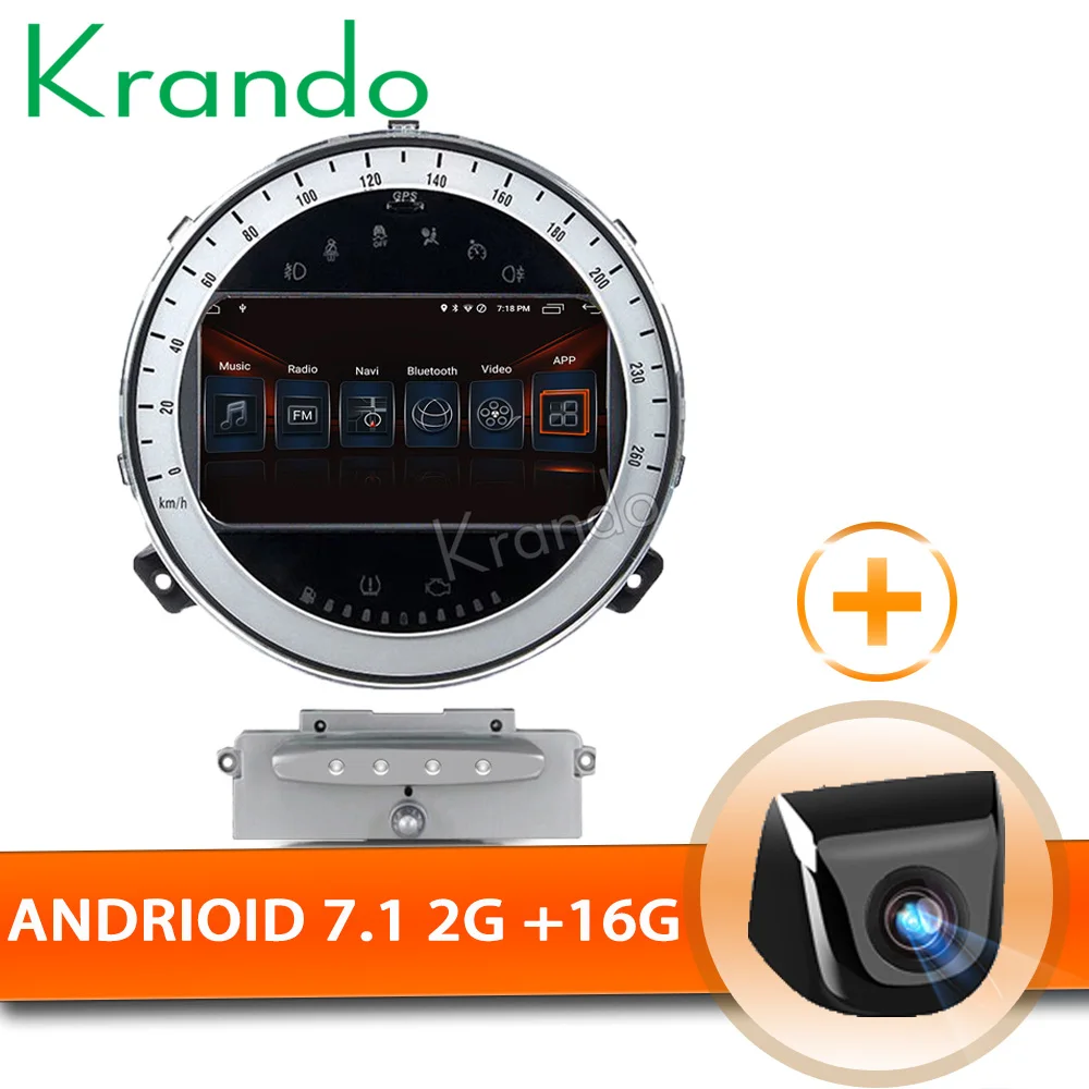 Krando 7" Android 7.1 car radio audio player multimedia system GPS for BMW Mini Cooper 2006-2013 sliver navigation DVD BT
Krando 7" Android 7.1 car radio audio player multimedia system GPS for BMW Mini Cooper 2006-2013 sliver navigation DVD BT