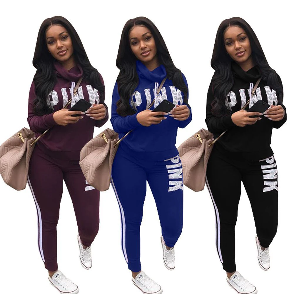 Letter Pink Print Tracksuit Women Casual Outfits Two Piece Set Pants Suits Plus Size Clothing Sets Gym Wear Winter Hoodie
Letter Pink Print Tracksuit Women Casual Outfits Two Piece Set Pants Suits Plus Size Clothing Sets Gym Wear Winter Hoodie