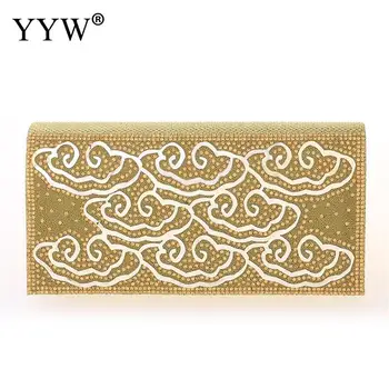 Women Evening Shoulder Bag Bridal Clutch Party Wedding Bag Gold Silver Black Easy Matching Cluthes Attached With Hanging Strap
Women Evening Shoulder Bag Bridal Clutch Party Wedding Bag Gold Silver Black Easy Matching Cluthes Attached With Hanging Strap