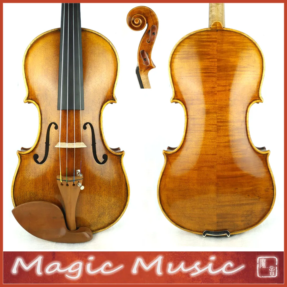 50 Years Old Spruce! Copy of a 19th Century Italian Violin Size 4/4, Italian Handmade Oil Antiqued Varnish
50 Years Old Spruce! Copy of a 19th Century Italian Violin Size 4/4, Italian Handmade Oil Antiqued Varnish