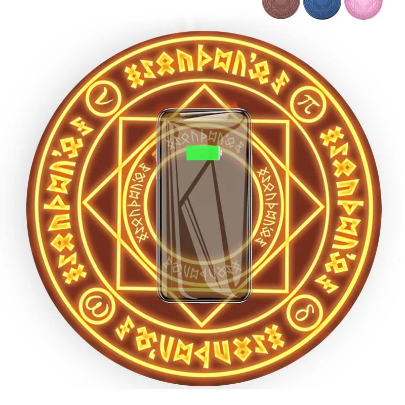 Qi Wireless Charger Magic Circle Wireless Fast Charging Pad for iPhone X 8 Samsung S9 S8 Xiaomi Redmi Huawei P20 Mate 20 Honor
Qi Wireless Charger Magic Circle Wireless Fast Charging Pad for iPhone X 8 Samsung S9 S8 Xiaomi Redmi Huawei P20 Mate 20 Honor