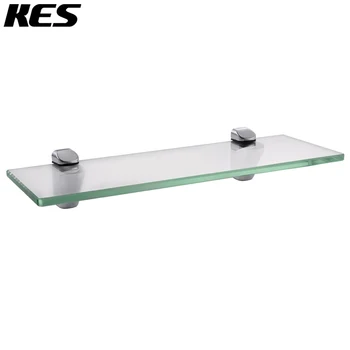 KES 14-Inch Bathroom Tempered Glass Shelf 8MM-Thick Wall Mount Rectangular, Polished Chrome/Brushed Nickel Bracket, BGS3202S35
KES 14-Inch Bathroom Tempered Glass Shelf 8MM-Thick Wall Mount Rectangular, Polished Chrome/Brushed Nickel Bracket, BGS3202S35