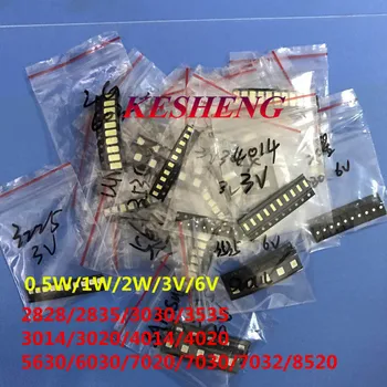 370pcs/lot 1W-2W SMD LED Kit 3V/6V 2835/3030/2828/3535/5630/7020/7030/4020/4014/7032 Cold white For TV Backlight Beads
370pcs/lot 1W-2W SMD LED Kit 3V/6V 2835/3030/2828/3535/5630/7020/7030/4020/4014/7032 Cold white For TV Backlight Beads
