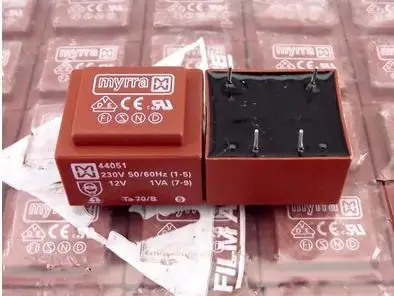1pcs New England for Myrra 44051 small sealed transformer single 12V / 1VA
1pcs New England for Myrra 44051 small sealed transformer single 12V / 1VA