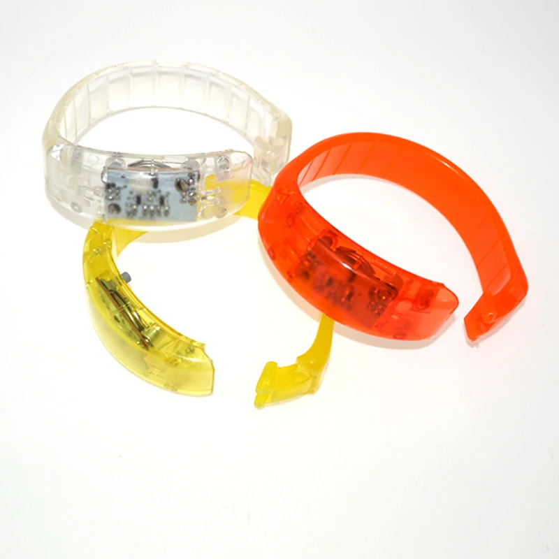GlowLed Toys Voice Sound Control Led Flashing Bracelet control Bangle Christmas New Year wedding Decoration Glow In The Dark (14)