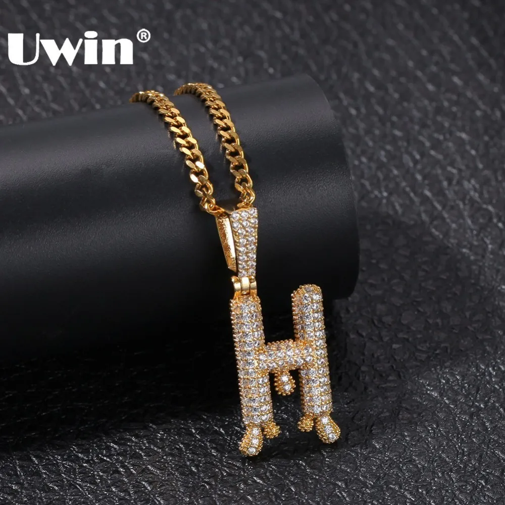 UWIN Custom Bubble Letters With Dripping Pendant Necklace English Initial Letters Fashion Iced Out Cubic Zriconia Hiphop Jewelry
UWIN Custom Bubble Letters With Dripping Pendant Necklace English Initial Letters Fashion Iced Out Cubic Zriconia Hiphop Jewelry