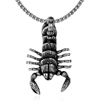 Scorpions Pendant Stainless Steel Necklace Punk Style Jewelry Fashion Men Cloth Accessories
Scorpions Pendant Stainless Steel Necklace Punk Style Jewelry Fashion Men Cloth Accessories