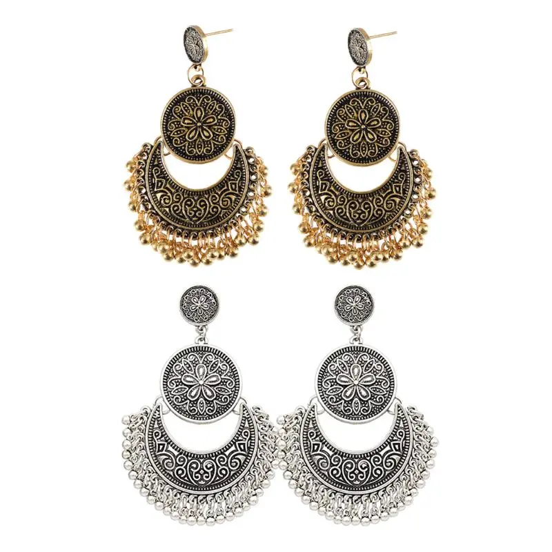 1 Pair Ethnic Bali Jhumka Jhumki Gold Brocade Lotus Mexico Gypsy Dangle Earring Fashion Jewelry Christmas Gifts
1 Pair Ethnic Bali Jhumka Jhumki Gold Brocade Lotus Mexico Gypsy Dangle Earring Fashion Jewelry Christmas Gifts
