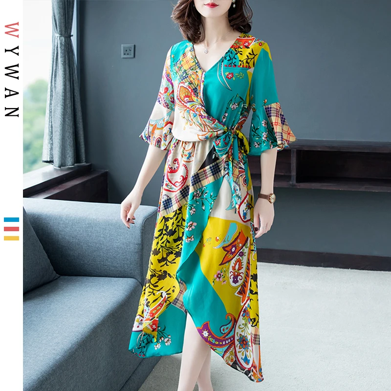 WYWAN Plus Size Ruffle Sleeve Dress Women Korean Kawaii Cartoon Print T Shirt Dress Lady Casual Loose Polka Women's Dress 2019
WYWAN Plus Size Ruffle Sleeve Dress Women Korean Kawaii Cartoon Print T Shirt Dress Lady Casual Loose Polka Women's Dress 2019