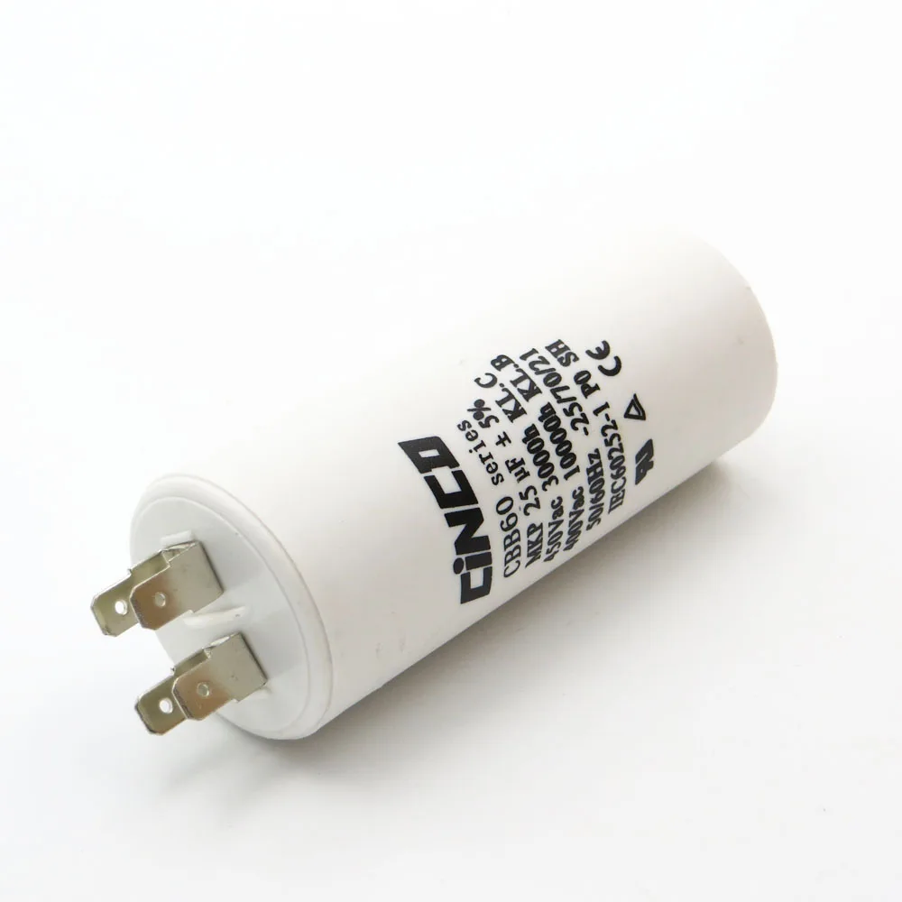 CBB60 Motor Run Capacitors 25 uF 400 450 V 4pins SH DB Polypropylene Film Ac Water Pump electrical engine mfd mf VAC Volt
CBB60 Motor Run Capacitors 25 uF 400 450 V 4pins SH DB Polypropylene Film Ac Water Pump electrical engine mfd mf VAC Volt