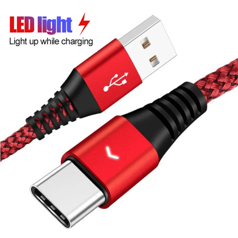 LED Micro USB Type C Cable Fast Data Sync Charging Line For Huawei Samsung S9 S8 Plus Xiaomi Mi 9 Mi 8 Android Fast Charge Cable
LED Micro USB Type C Cable Fast Data Sync Charging Line For Huawei Samsung S9 S8 Plus Xiaomi Mi 9 Mi 8 Android Fast Charge Cable