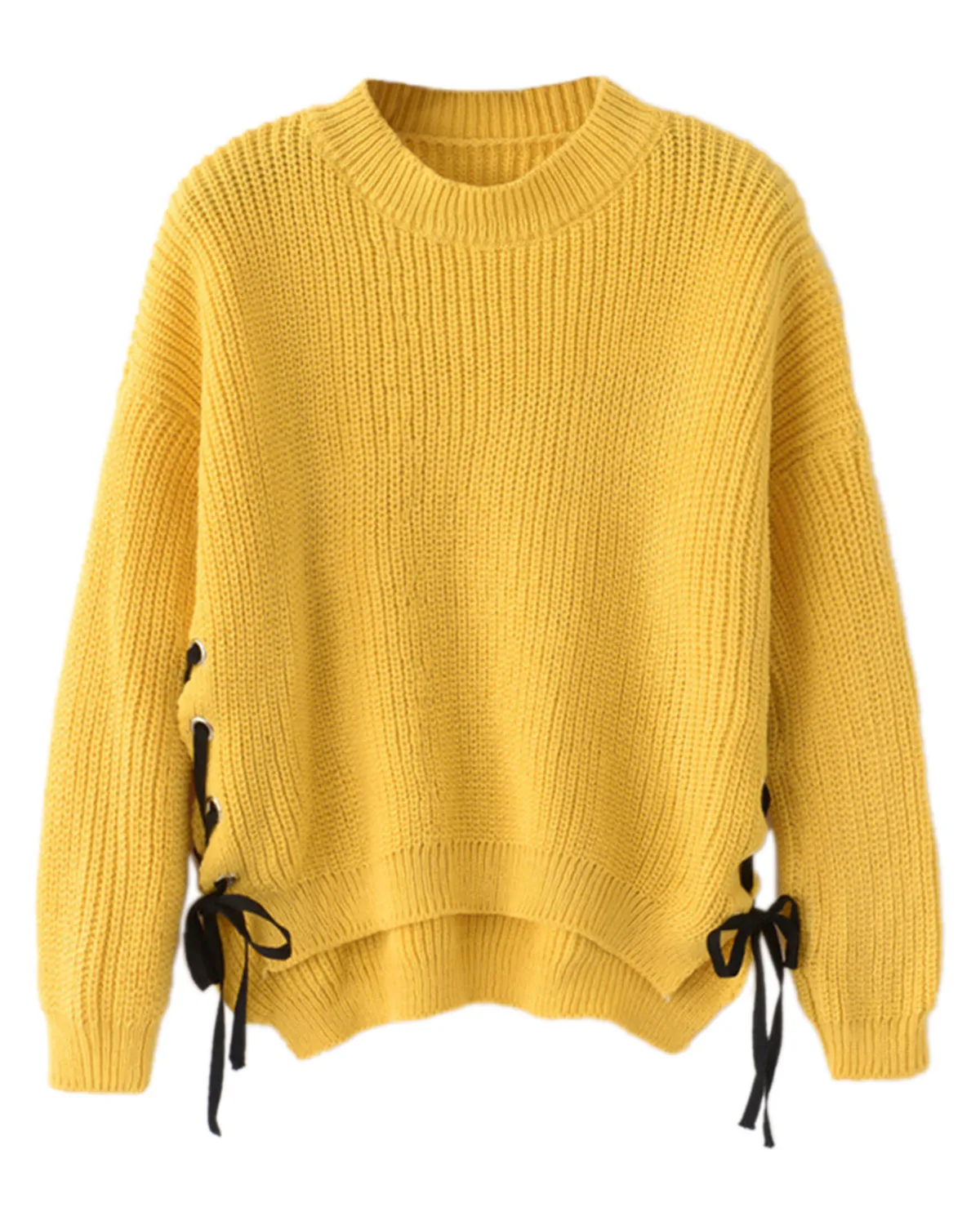 Kenancy Constrast Slit Side Hem Sweater Full Sleeve Round Neck Casual Solid Fall Winter Sweater
Kenancy Constrast Slit Side Hem Sweater Full Sleeve Round Neck Casual Solid Fall Winter Sweater