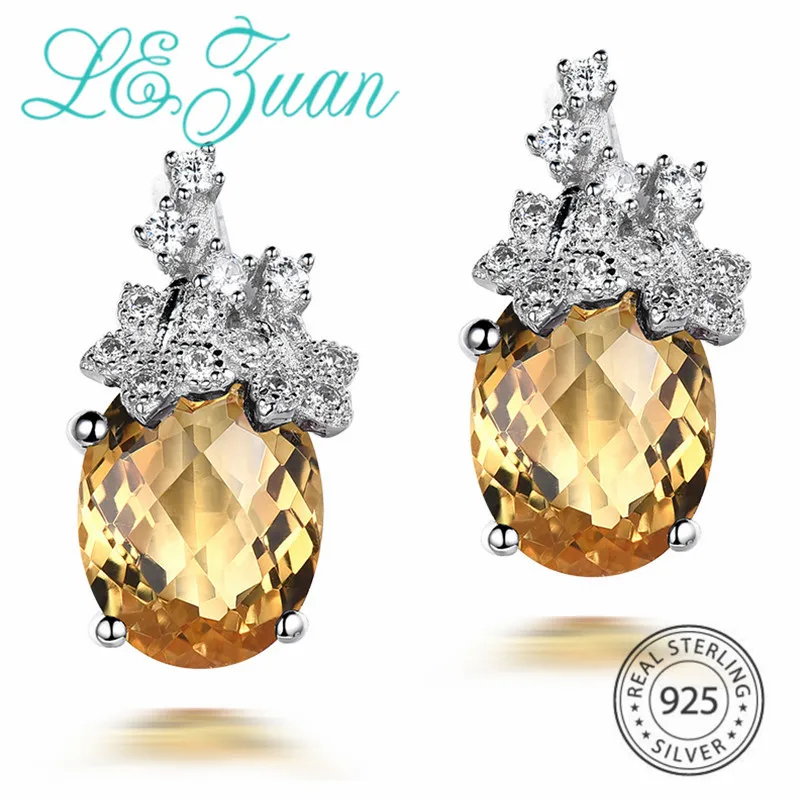 L&zuan 5.14ct Natural Citrine Checkerboard Cut Earrings 925 Sterling Silver Jewelry Luxury Drop Earrings For Women
L&zuan 5.14ct Natural Citrine Checkerboard Cut Earrings 925 Sterling Silver Jewelry Luxury Drop Earrings For Women