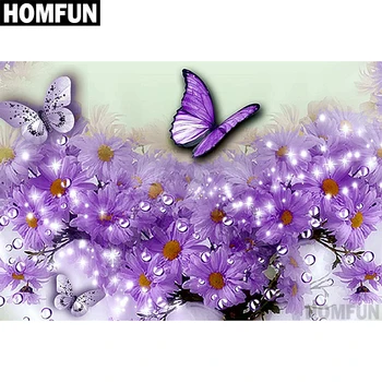 HOMFUN Full Square/Round Drill 5D DIY Diamond Painting "Flower & Butterfly" 3D Embroidery Cross Stitch 5D Decor Gift A00646
HOMFUN Full Square/Round Drill 5D DIY Diamond Painting "Flower & Butterfly" 3D Embroidery Cross Stitch 5D Decor Gift A00646