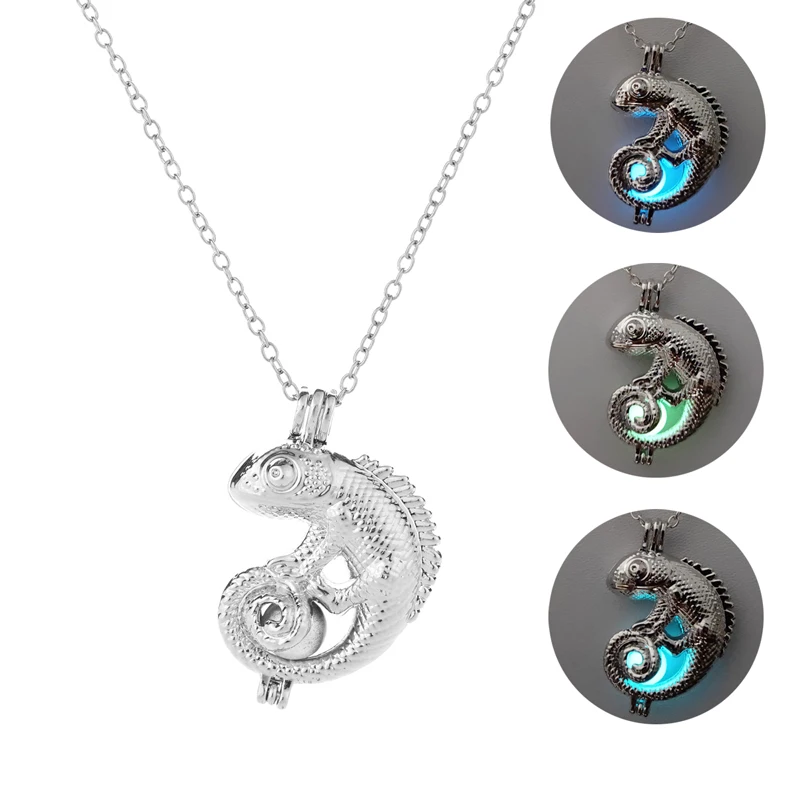 Charm Glowing Chameleon Pendant Necklace Luminous Jewelry Choker 3 Colors Christmas Gift Necklace Fashion Dropshipping
Charm Glowing Chameleon Pendant Necklace Luminous Jewelry Choker 3 Colors Christmas Gift Necklace Fashion Dropshipping