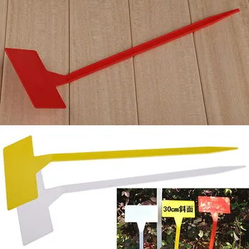 New Outdoor Upturned Markers Tool 50 Pcs Plastic Plant T-type Upturned Tags Markers Nursery Garden Labels Tool HR
New Outdoor Upturned Markers Tool 50 Pcs Plastic Plant T-type Upturned Tags Markers Nursery Garden Labels Tool HR