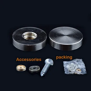 100Sets Copper Chrome Decorative Fittings Screw Cover Caps 22mm for Mirror
100Sets Copper Chrome Decorative Fittings Screw Cover Caps 22mm for Mirror