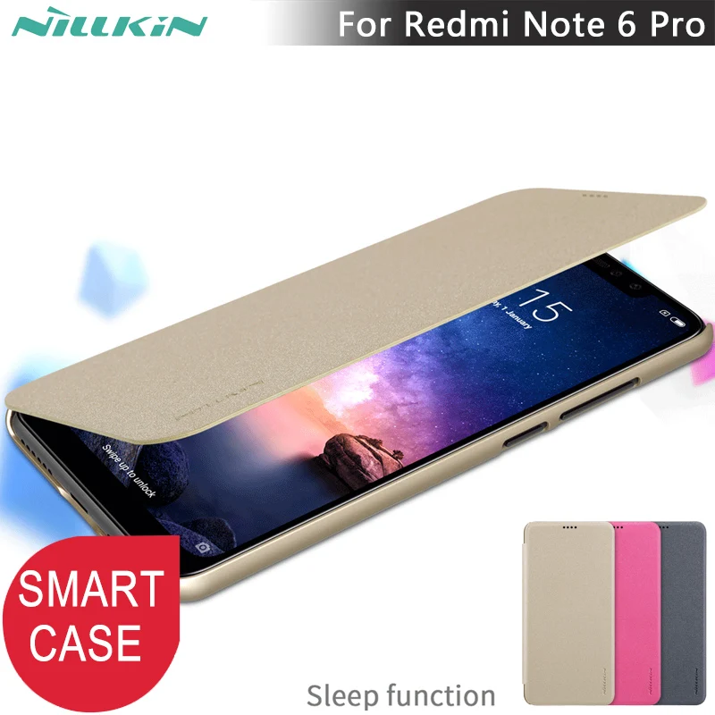 Smart case for Redmi Note 6 Pro Nillkin Sparkle Smart Sleep Leather Flip Cover Case For Redmi Note 6 Pro Smart wake up sleep
Smart case for Redmi Note 6 Pro Nillkin Sparkle Smart Sleep Leather Flip Cover Case For Redmi Note 6 Pro Smart wake up sleep