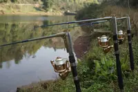 Free shipping Sea River Lake Stainless Steel Automatic Fishing Rod High Quality 1.8M 2.1m 2.4m 2.7m Fish Pole Fishing Outdoor image