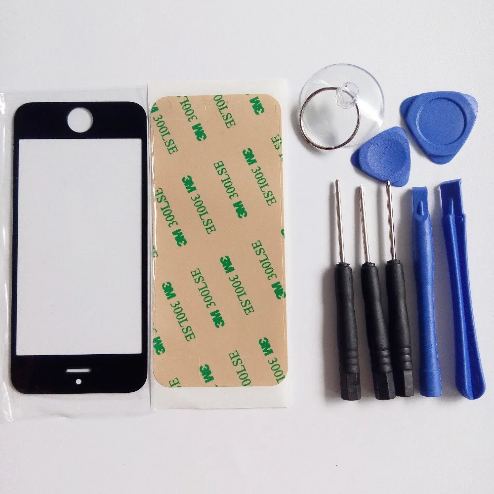 Front LCD touch Screen Glass Lens Replacement Parts for iPhone 5 5S SE 4 4S 6 6S Plus With 3m sticker + tools kit
Front LCD touch Screen Glass Lens Replacement Parts for iPhone 5 5S SE 4 4S 6 6S Plus With 3m sticker + tools kit