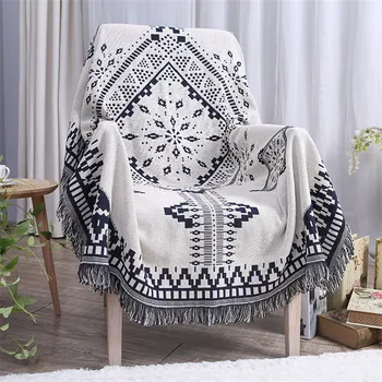 180*230cm Black & White Thread Blanket 2018 New Cotton Sofa Cover for Living Room Geometric Pattern Tassel Soft Bed Covers
180*230cm Black & White Thread Blanket 2018 New Cotton Sofa Cover for Living Room Geometric Pattern Tassel Soft Bed Covers