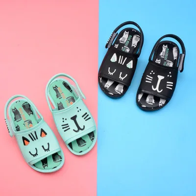 New Summer Baby Jelly Shoes New Boys And Girls Cartoon Cat Leaves Butterfly Children's Non-Slip Kids Sandals SM35
New Summer Baby Jelly Shoes New Boys And Girls Cartoon Cat Leaves Butterfly Children's Non-Slip Kids Sandals SM35
