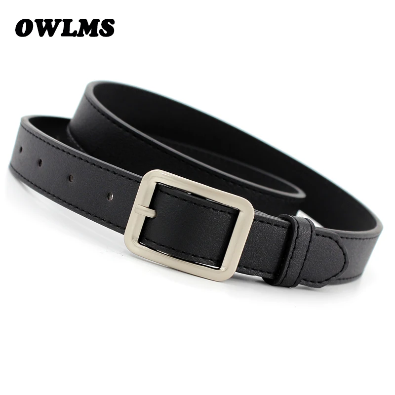 Black PU Leather Waistband Women Belts Female rectangle Pin Buckles Lady thin Belt Fashion Casual Woman Waist Belt jeans student
Black PU Leather Waistband Women Belts Female rectangle Pin Buckles Lady thin Belt Fashion Casual Woman Waist Belt jeans student