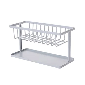 Sink Double-Layer Drain Rack Countertop Storage Shelf Holder Kitchen Organizer For Sponge Hand Sanitizer Bath Ball
Sink Double-Layer Drain Rack Countertop Storage Shelf Holder Kitchen Organizer For Sponge Hand Sanitizer Bath Ball