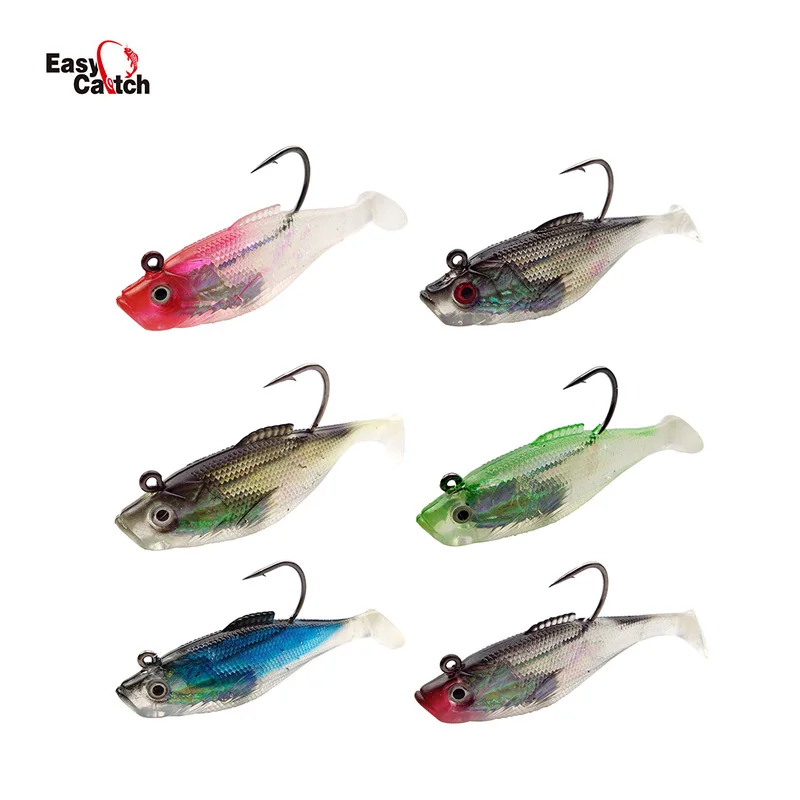 12Pcs/Lot 3D Eyes Lead Fishing Lure Metal Jig Head Soft Fishing Lure With Single Hooks Fishing Wobblers Size 6cm 8cm 10cm
12Pcs/Lot 3D Eyes Lead Fishing Lure Metal Jig Head Soft Fishing Lure With Single Hooks Fishing Wobblers Size 6cm 8cm 10cm
