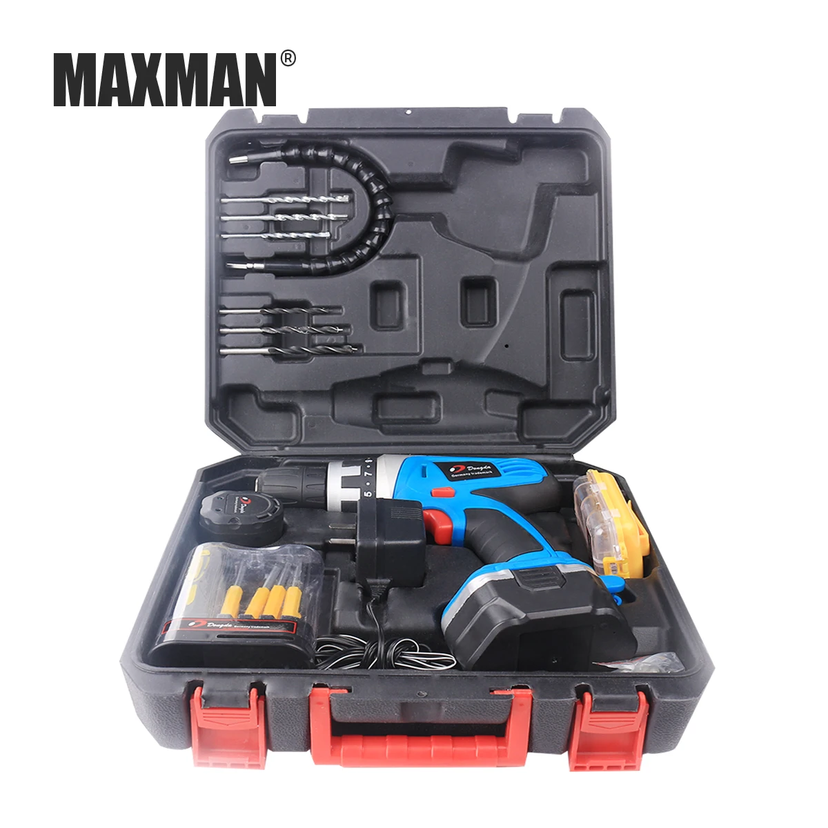 MAXMAN Electric Drill Household Power Tools 14.4V DC Lithium-Ion Battery Portable Charging Hand Mini Drill Cordless Wrench
MAXMAN Electric Drill Household Power Tools 14.4V DC Lithium-Ion Battery Portable Charging Hand Mini Drill Cordless Wrench