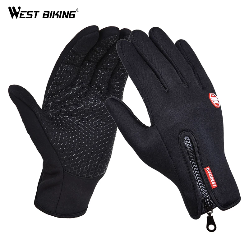 WEST BIKING Windproof Winter Bicycle Cycling Gloves for Outdoor Sports Hiking Touch Screen Gloves Soft Warm Women Men Gloves
WEST BIKING Windproof Winter Bicycle Cycling Gloves for Outdoor Sports Hiking Touch Screen Gloves Soft Warm Women Men Gloves
