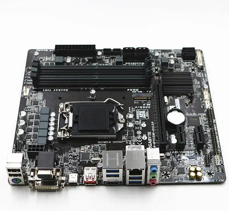 Материнская плата для ПК Gigabyte GA-B150M-DS3P оригинальная б/у B150M-DS3P B150 LGA 1151 i3 i5 i7 DDR4 64G