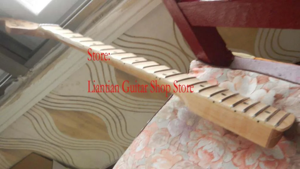 Canadian maple neck Scalloped Groove refers to the board Guitar Neck 22 frets , Left handed guitar neck -17-11
Canadian maple neck Scalloped Groove refers to the board Guitar Neck 22 frets , Left handed guitar neck -17-11