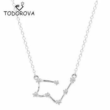 Todorova Jewelry Taurus Constellation Necklace Zodiac Star Sign Tiny Unique Charming Design Collier Necklace
Todorova Jewelry Taurus Constellation Necklace Zodiac Star Sign Tiny Unique Charming Design Collier Necklace