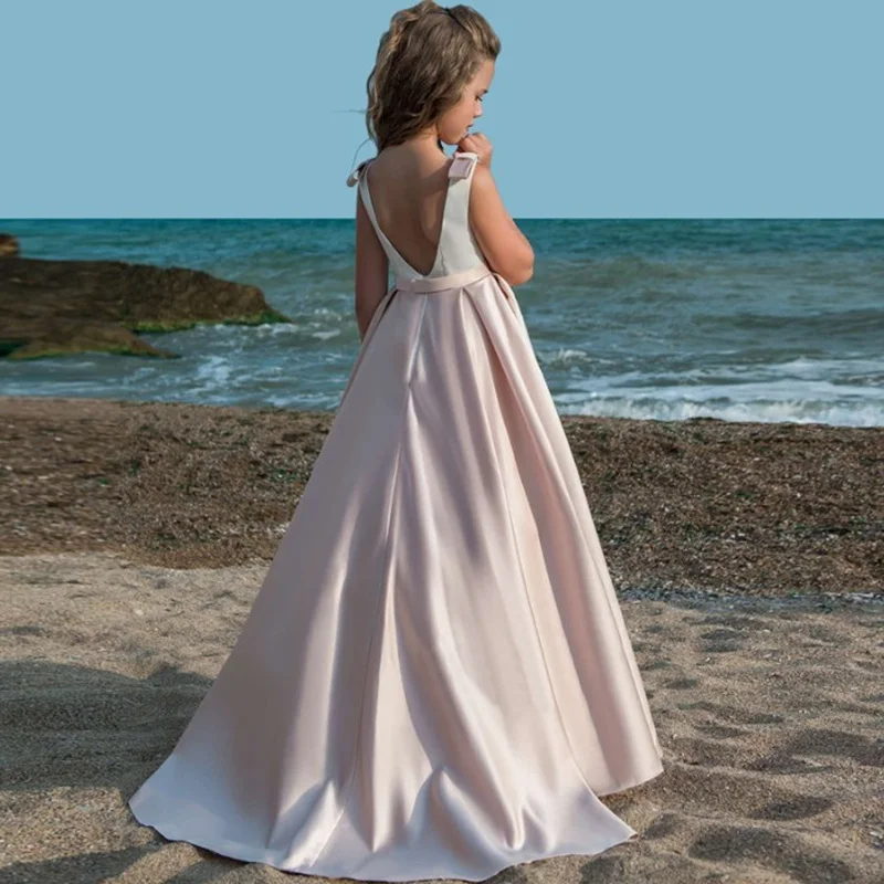 DY_2019 Satin Flower Girl Dresses For Weddings Kids Sleeveless Pageant Gowns with Girls First Holy Communion Dresses
DY_2019 Satin Flower Girl Dresses For Weddings Kids Sleeveless Pageant Gowns with Girls First Holy Communion Dresses