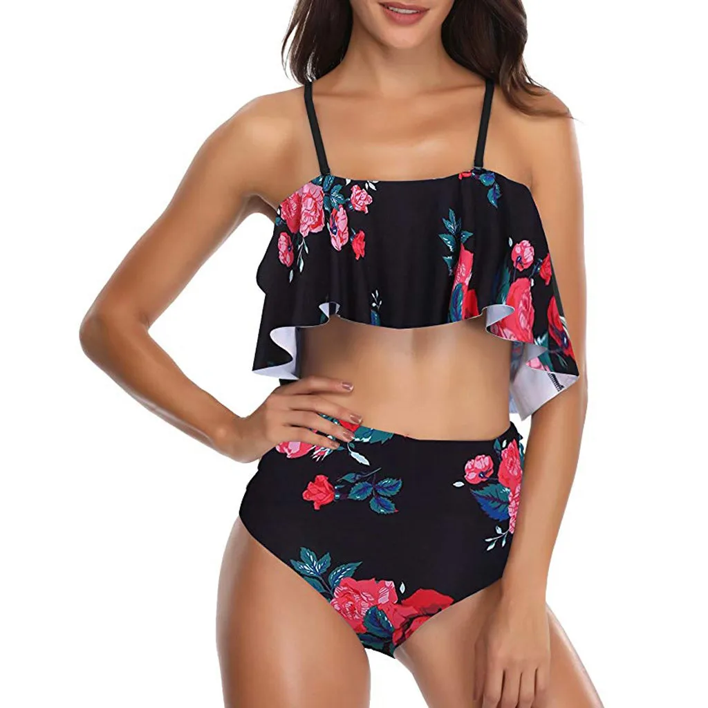 SAGACE Two Piece Swimsuit Sling High Waist Printed Swim Trunks Swimsuit Bikini Swimsuit Swimwear Women Tankini Set Hot Sale
SAGACE Two Piece Swimsuit Sling High Waist Printed Swim Trunks Swimsuit Bikini Swimsuit Swimwear Women Tankini Set Hot Sale