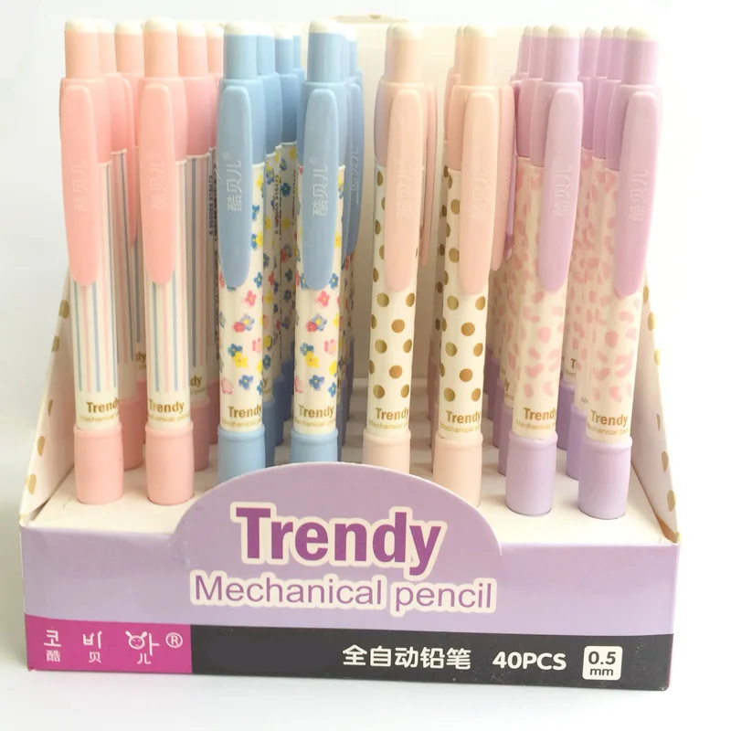 3X Creamy Polka Dots Stripe Floral Grip Press Mechanical Automatic Pencil Writing School Office Supply Student Stationery
3X Creamy Polka Dots Stripe Floral Grip Press Mechanical Automatic Pencil Writing School Office Supply Student Stationery