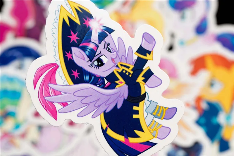 31PCS Cute Cartoon Sticker Set For Children Travel Case Bicycle Fridge Laptop Kid Toy Anime Stickers Little Pony Sticker (7)