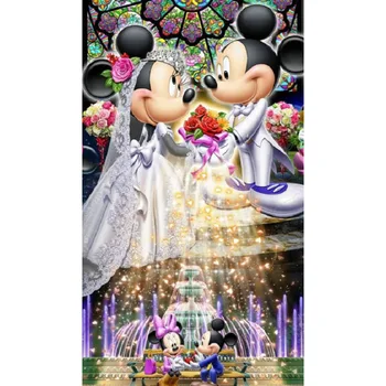 Full diamond embroidery cartoon Disney diy 5d diamond painting cross stitch Mickey mouse couple Needlework rhinestone puzzle
Full diamond embroidery cartoon Disney diy 5d diamond painting cross stitch Mickey mouse couple Needlework rhinestone puzzle